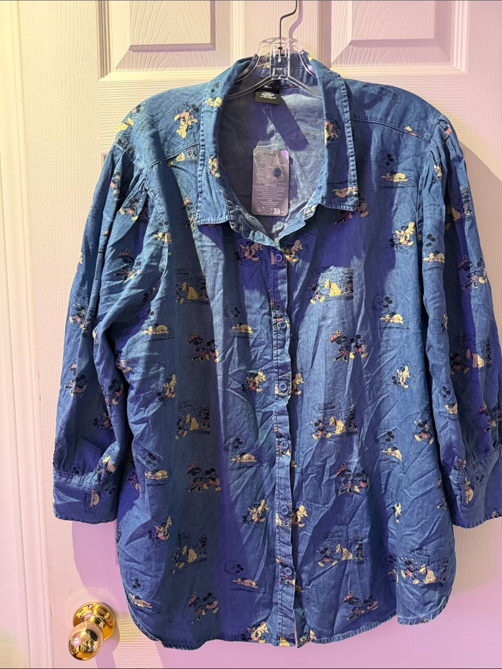 Her Universe Disney Blue Label Button-Up Shirt